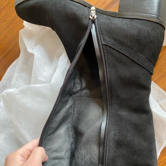 Midas Black Suede over the knee boots size 37 brand new - Picture 7 of 10